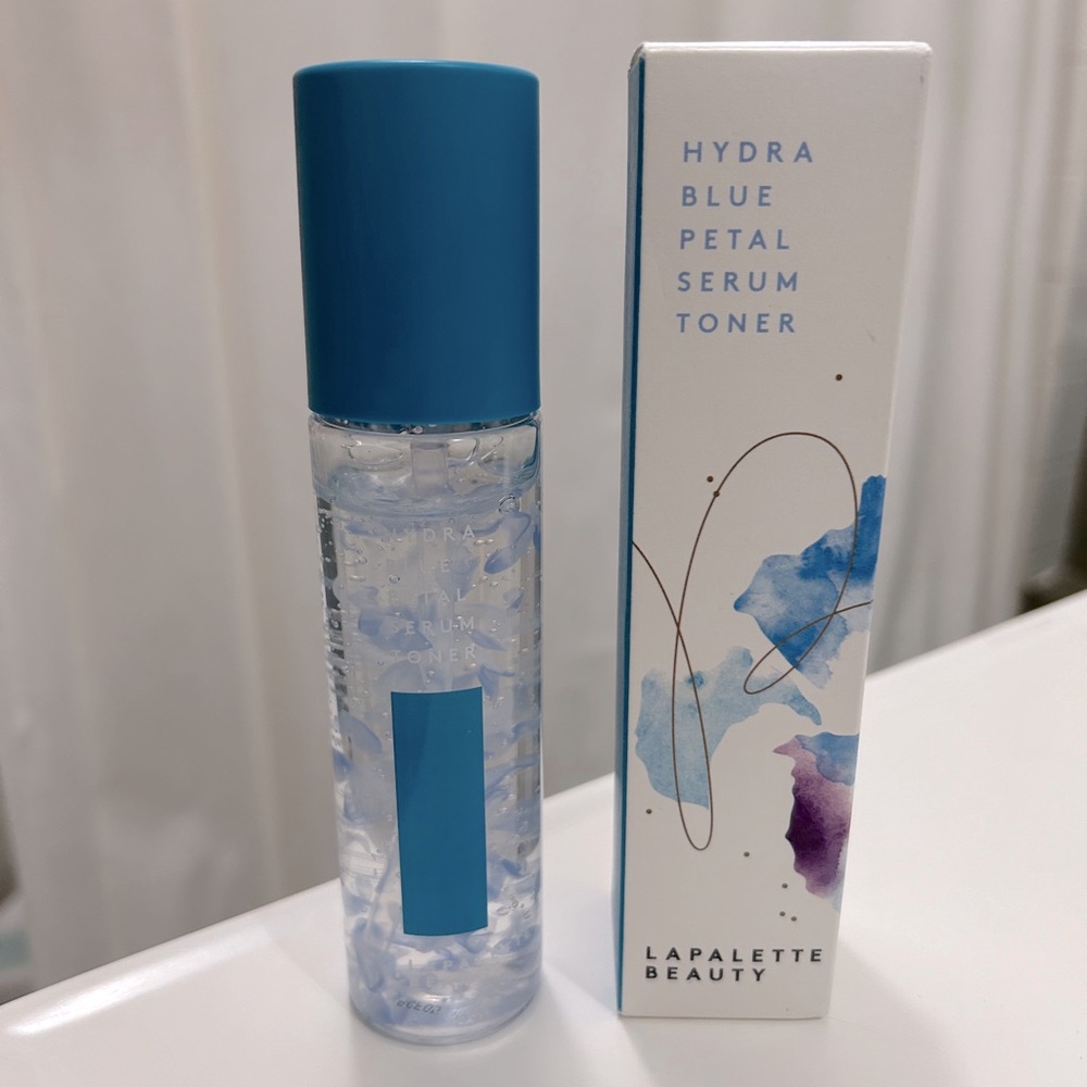 NIB LAPALETTE BEAUTY Hydra Blue Petal Serum Toner 3.38 FL OZ